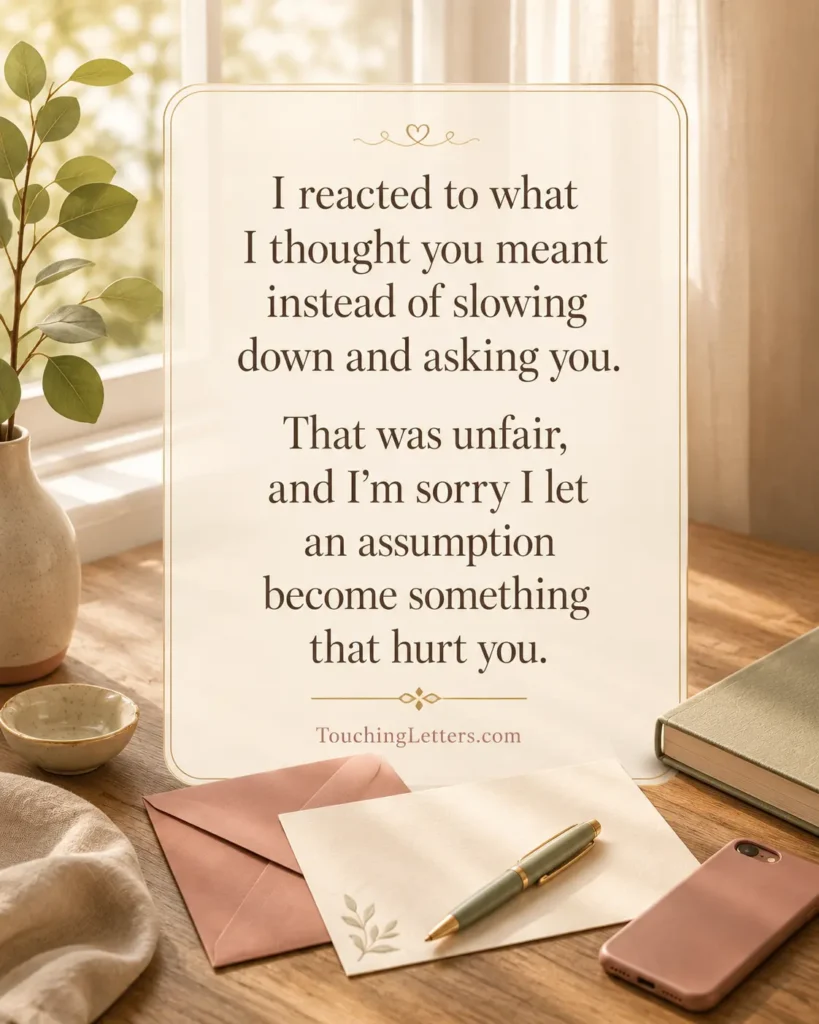 Apology Messages for Her After a Misunderstanding