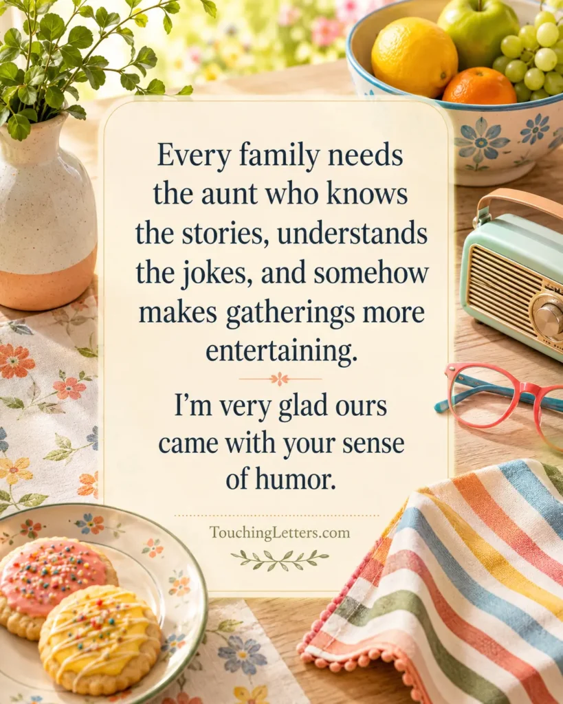 Funny Messages and Quotes for My Aunt