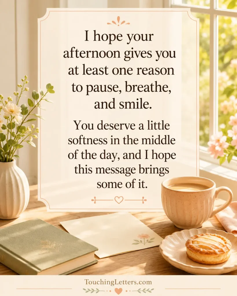 Good Afternoon Messages for Her to Make Her Smile