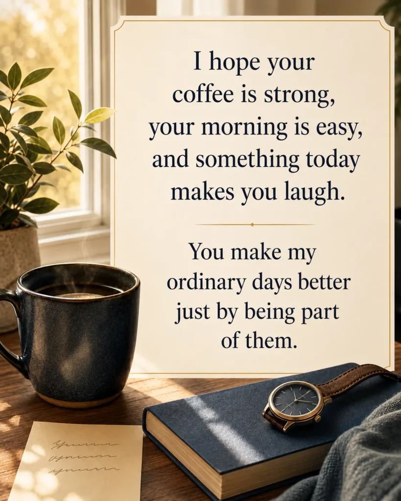 Good Morning Messages for Him to Make Him Smile
