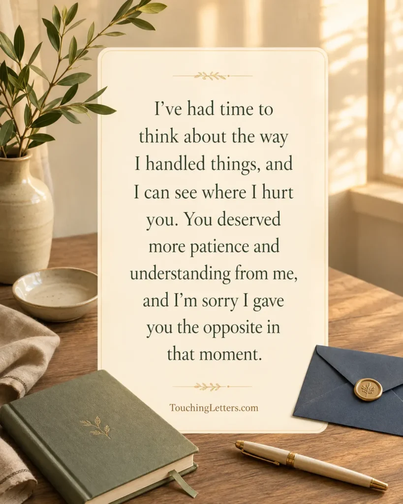 Heart-Touching Apology Messages for Him