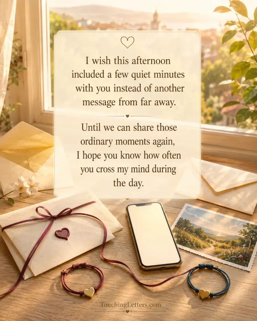 Long-Distance Good Afternoon Messages for Him
