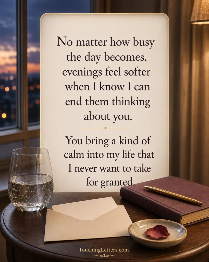 Romantic Good Evening Messages for Her