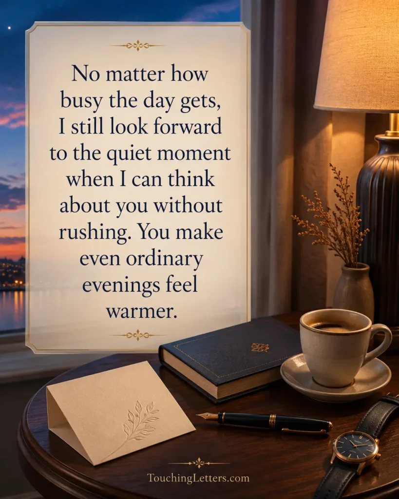 Romantic Good Evening Messages for Him