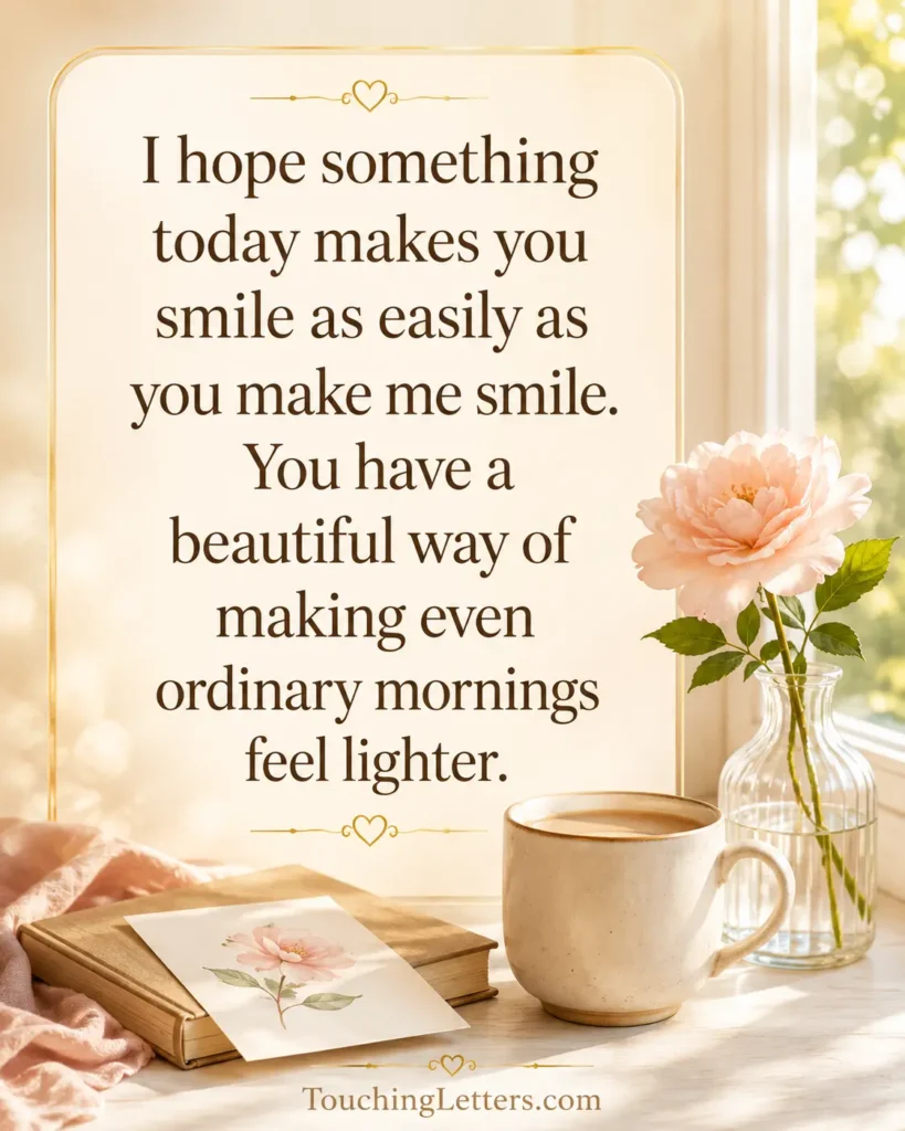 Sweet Good Morning Messages to Make Her Smile